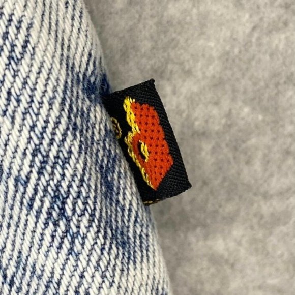 VTG Sasson Women's Blue Jeans Acid Wash Mom Zip Ankle High Waisted 80s Jr 5 - Picture 8 of 13